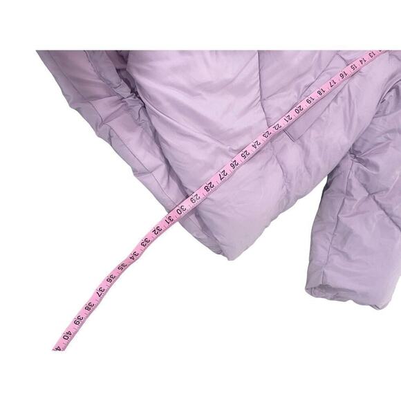 Free People Hailey Puffer Coat in Lilac Oversized Winter Jacket Boho Colorful L - Picture 8 of 8